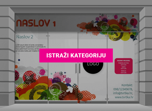 Kompleti naljepnica za izloge